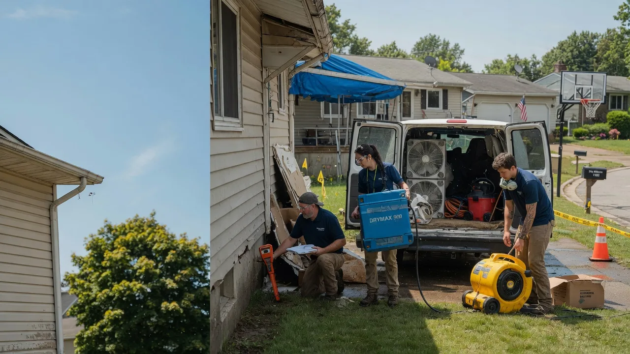 Ceiling Leak Cleanup in Elton, PA near me